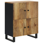 Dressoir Met 4 Deuren 60X33X75 Cm Massief Mangohout