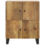 Dressoir Met 4 Deuren 60X33X75 Cm Massief Mangohout
