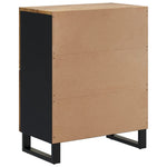 Dressoir Met 4 Deuren 60X33X75 Cm Massief Mangohout
