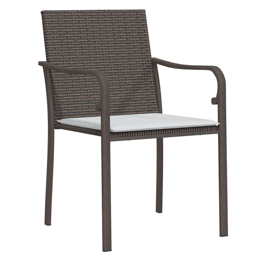 Tuinstoelen Met Kussens 56X59X84 Cm Poly Rattan