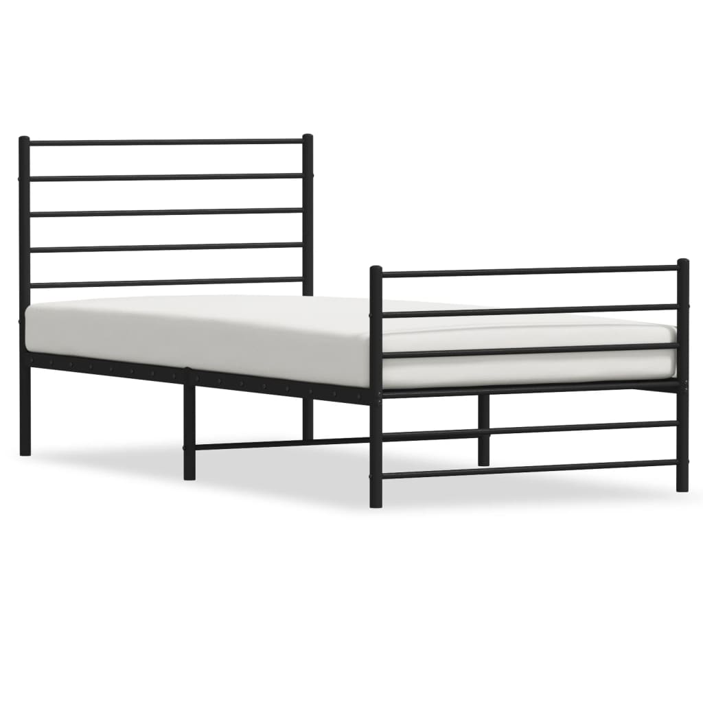 Bedframe Met Hoofd- En Voeteneinde Metaal