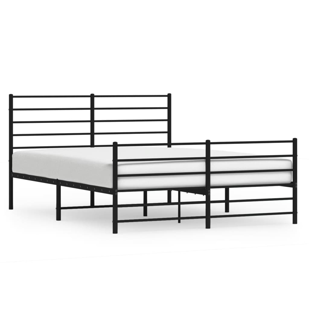 Bedframe Met Hoofd- En Voeteneinde Metaal