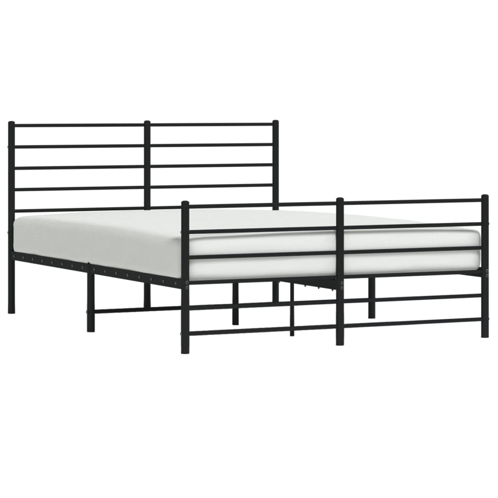 Bedframe Met Hoofd- En Voeteneinde Metaal