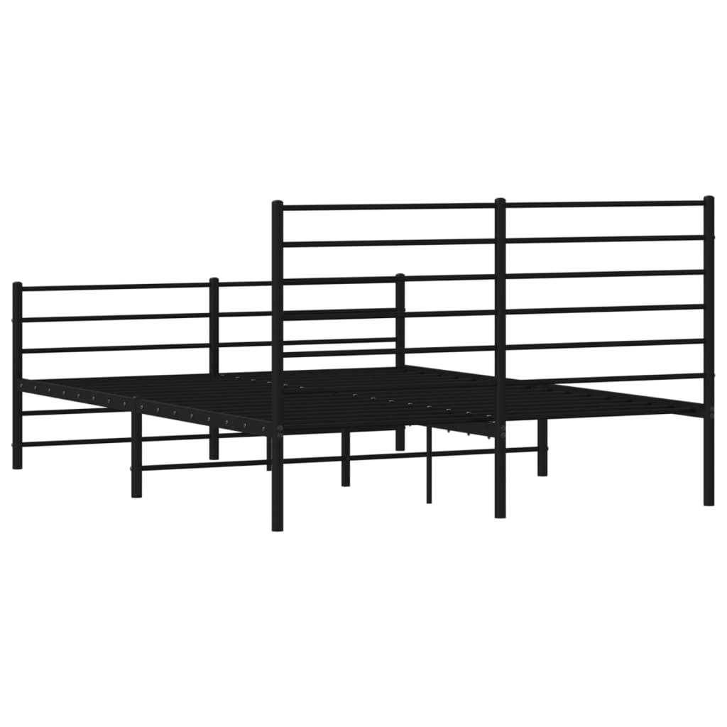 Bedframe Met Hoofd- En Voeteneinde Metaal