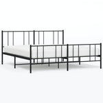 Bedframe Met Hoofd- En Voeteneinde Metaal