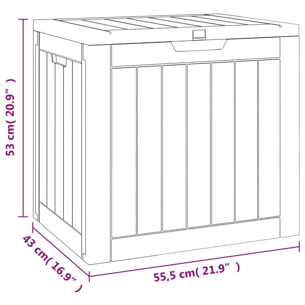 Tuinbox 55,5X43X53 Cm Polypropeen Licht