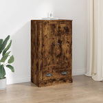 Hoge Kast 60X35,5X103,5 Cm Bewerkt Hout