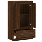 Hoge Kast 60X35,5X103,5 Cm Bewerkt Hout