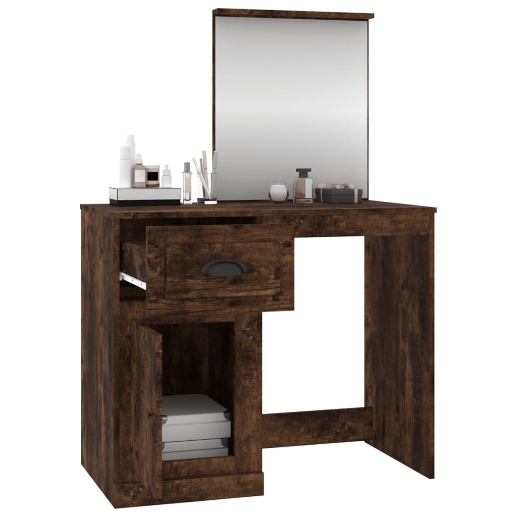 Kaptafel 90X50X132,5 Cm Bewerkt Hout