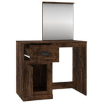 Kaptafel 90X50X132,5 Cm Bewerkt Hout