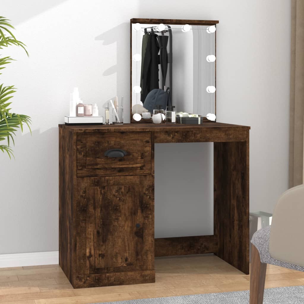 Kaptafel 90X50X132,5 Cm Bewerkt Hout