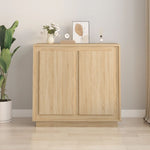 Dressoir 80X34X75 Cm Bewerkt Hout