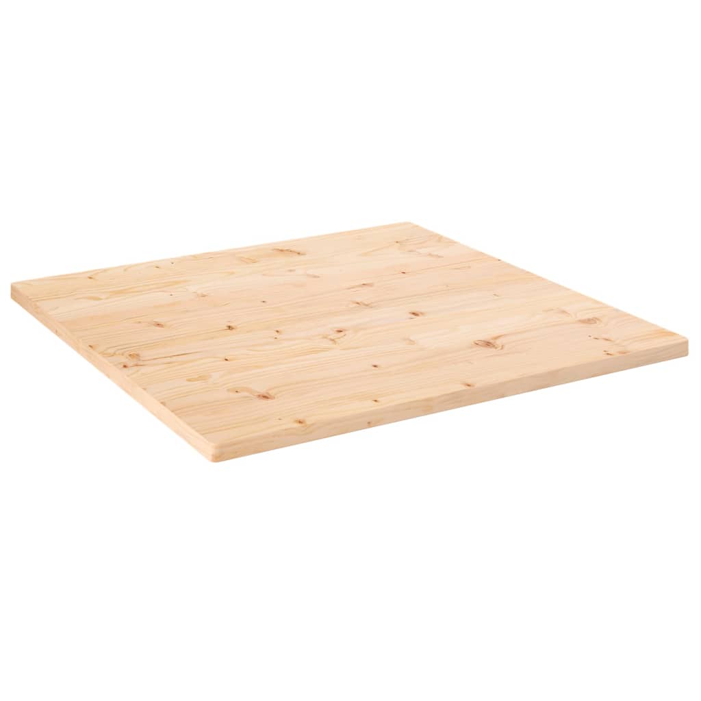 Tafelblad Vierkant 90X90X2,5 Cm Massief Grenenhout