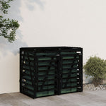 Containerberging Dubbel Massief Grenenhout Zwart