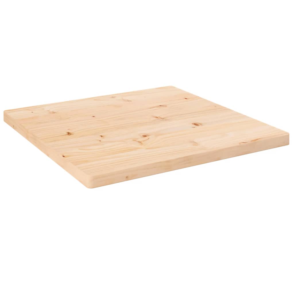 Tafelblad Vierkant 90X90X2,5 Cm Massief Grenenhout