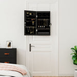 Sieradenkast Met Spiegel En Led Wandgemonteerd