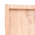 Tafelblad Natuurlijke Rand 40X40X(2-6) Cm Massief Eikenhout Naturel