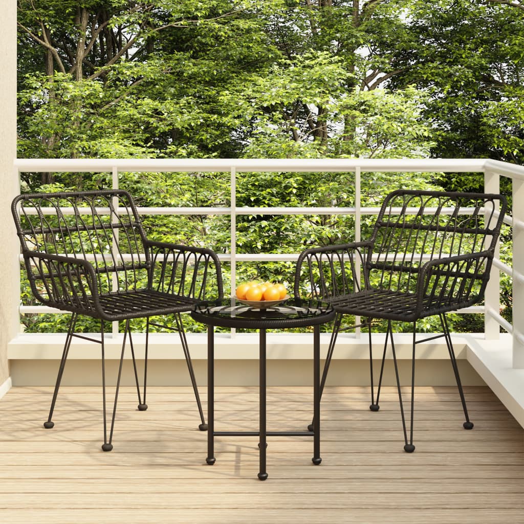 -Delige Tuinset Poly Rattan