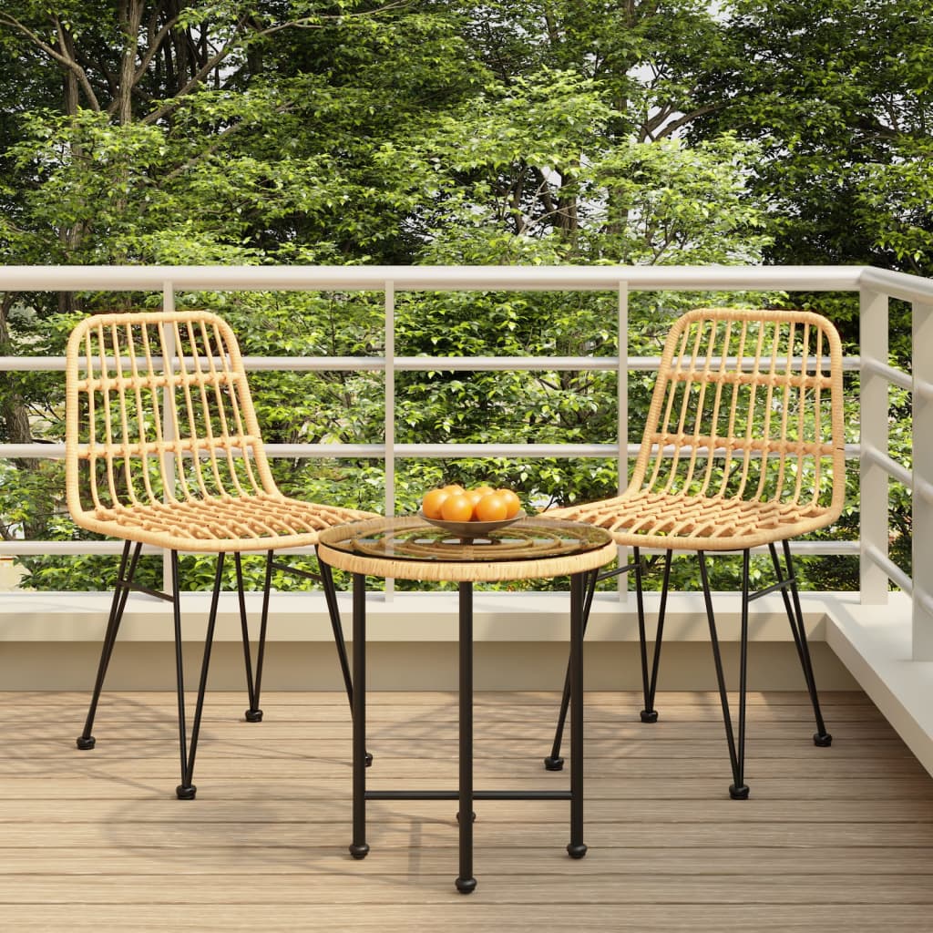 -Delige Tuinset Poly Rattan