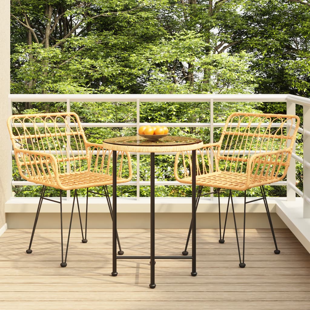 -Delige Tuinset Poly Rattan