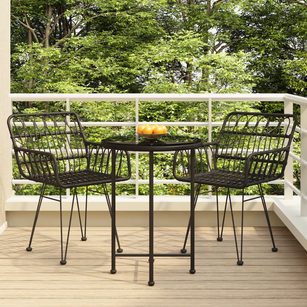 -Delige Tuinset Poly Rattan