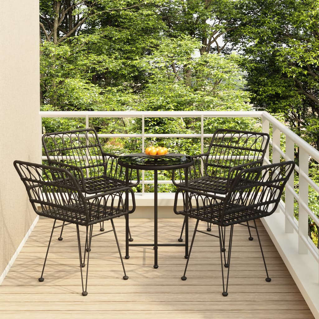 -Delige Tuinset Poly Rattan