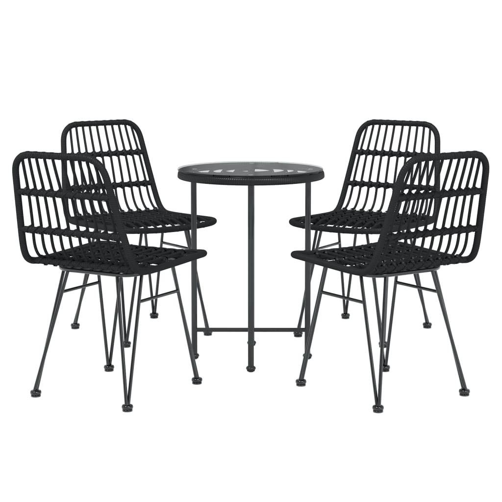 -Delige Tuinset Poly Rattan