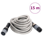 Tuinslang Met Sproeikop 0,6'' Roestvrij Staal Zilverkleur