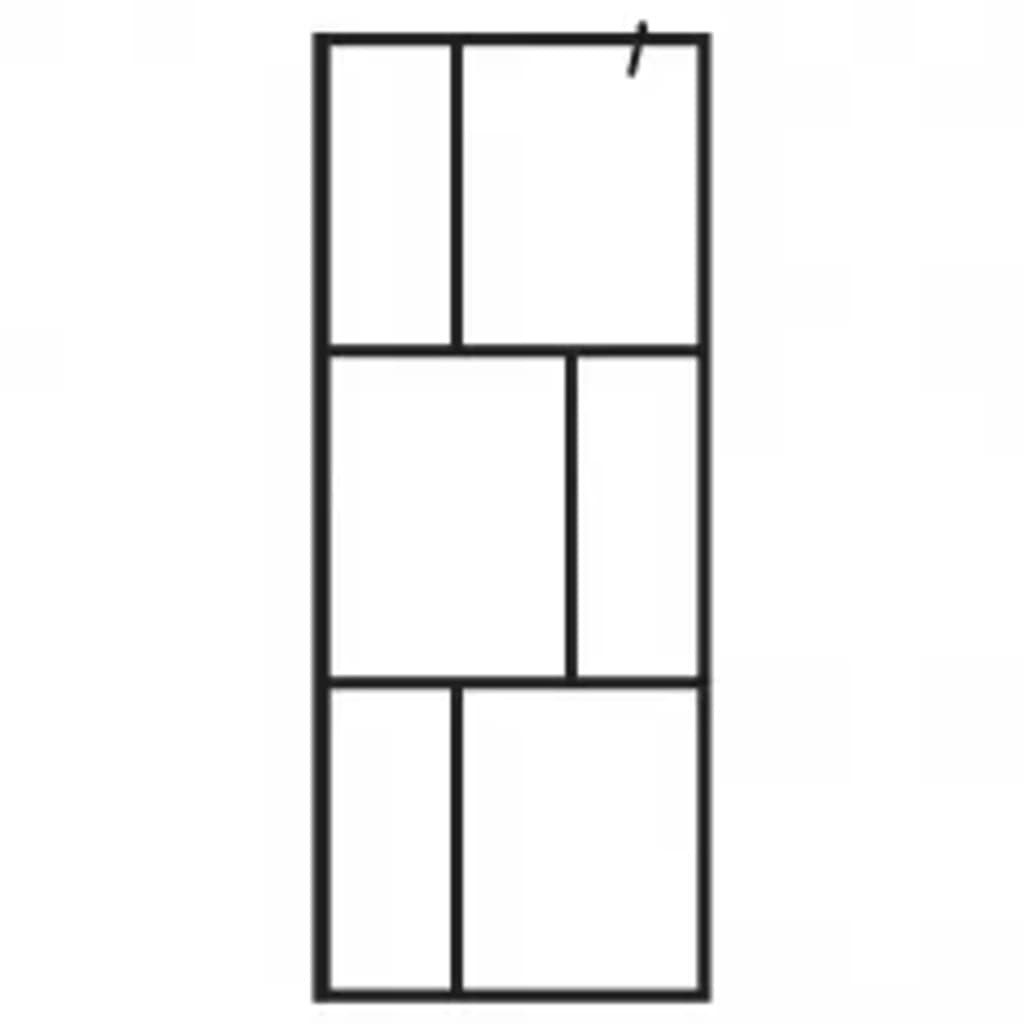 Inloopdouchewand Met Schap Esg-Glas Aluminium