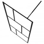 Inloopdouchewand Met Schap Esg-Glas Aluminium