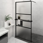 Inloopdouchewand Met Schap Esg-Glas Aluminium