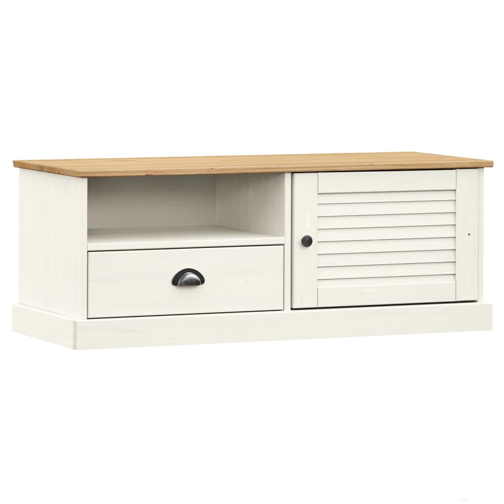 Tv-Meubel Vigo 06X40X40 Cm Massief Grenenhout