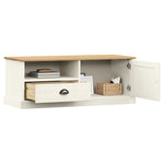 Tv-Meubel Vigo 06X40X40 Cm Massief Grenenhout