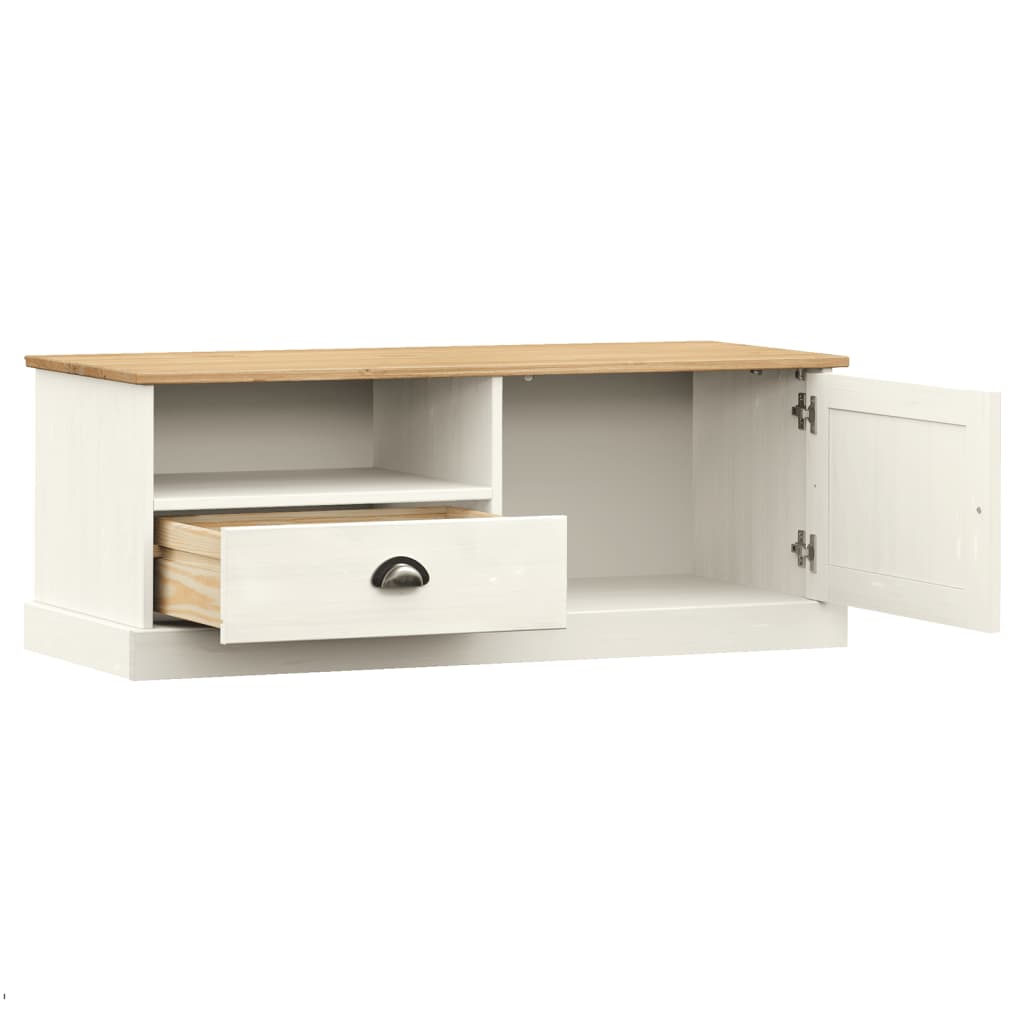 Tv-Meubel Vigo 06X40X40 Cm Massief Grenenhout