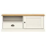 Tv-Meubel Vigo 06X40X40 Cm Massief Grenenhout