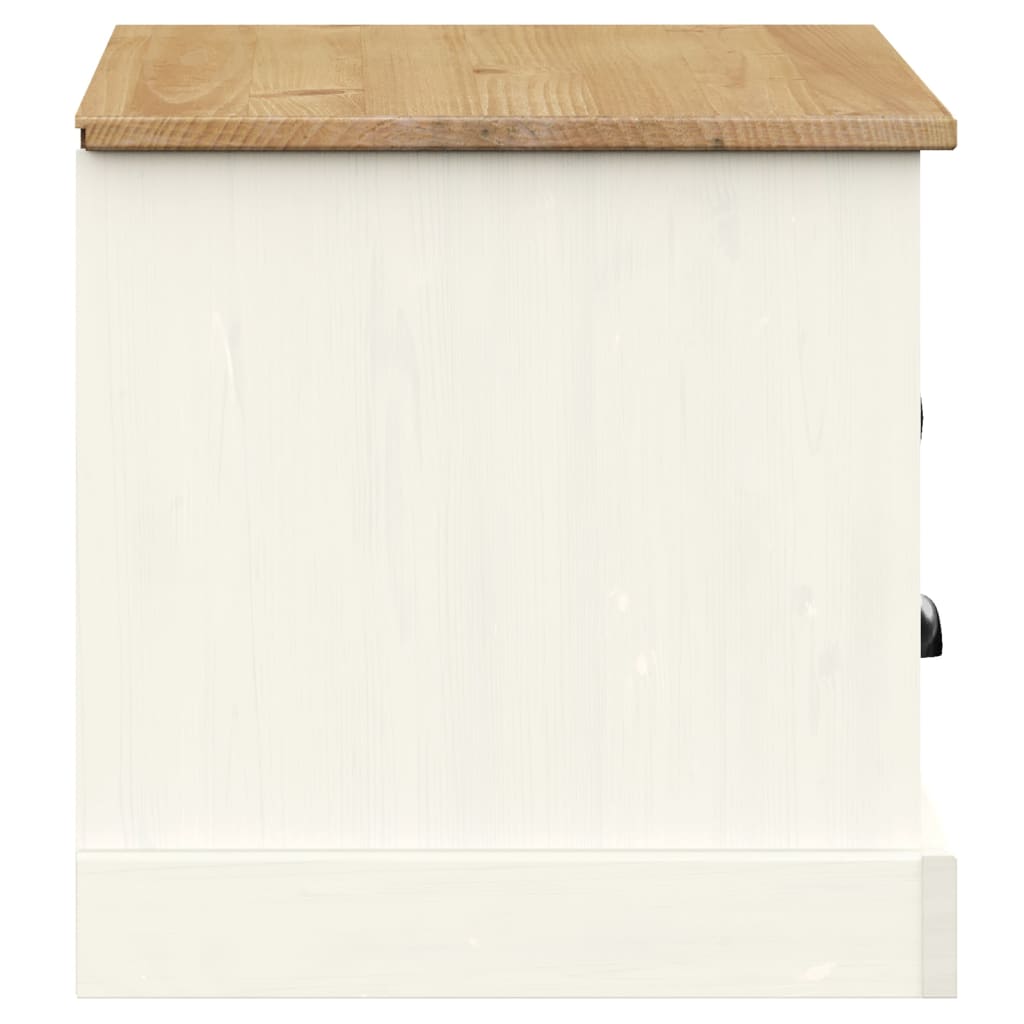 Tv-Meubel Vigo 06X40X40 Cm Massief Grenenhout