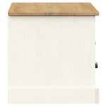 Tv-Meubel Vigo 06X40X40 Cm Massief Grenenhout