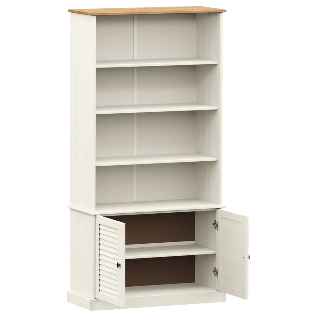 Boekenkast Vigo 85X35X170 Cm Massief Grenenhout