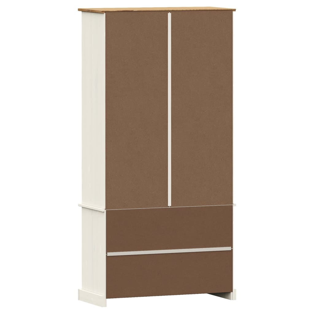 Boekenkast Vigo 85X35X170 Cm Massief Grenenhout