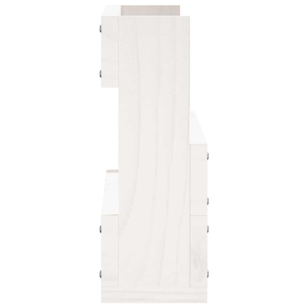 Schoenenrekken Massief Grenenhout Wit