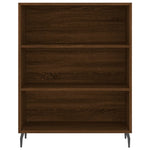 Schappenkast 69,5X32,5X90 Cm Bewerkt Hout Bruin Eikenkleur