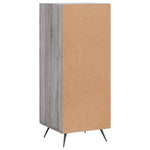 Dressoir 34,5X34X90 Cm Bewerkt Hout Eikenkleurig