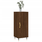 Dressoir 34,5X34X90 Cm Bewerkt Hout Bruin Eikenkleur