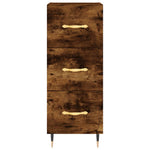 Dressoir 34,5X34X90 Cm Bewerkt Hout