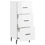 Dressoir 34,5X34X90 Cm Bewerkt Hout