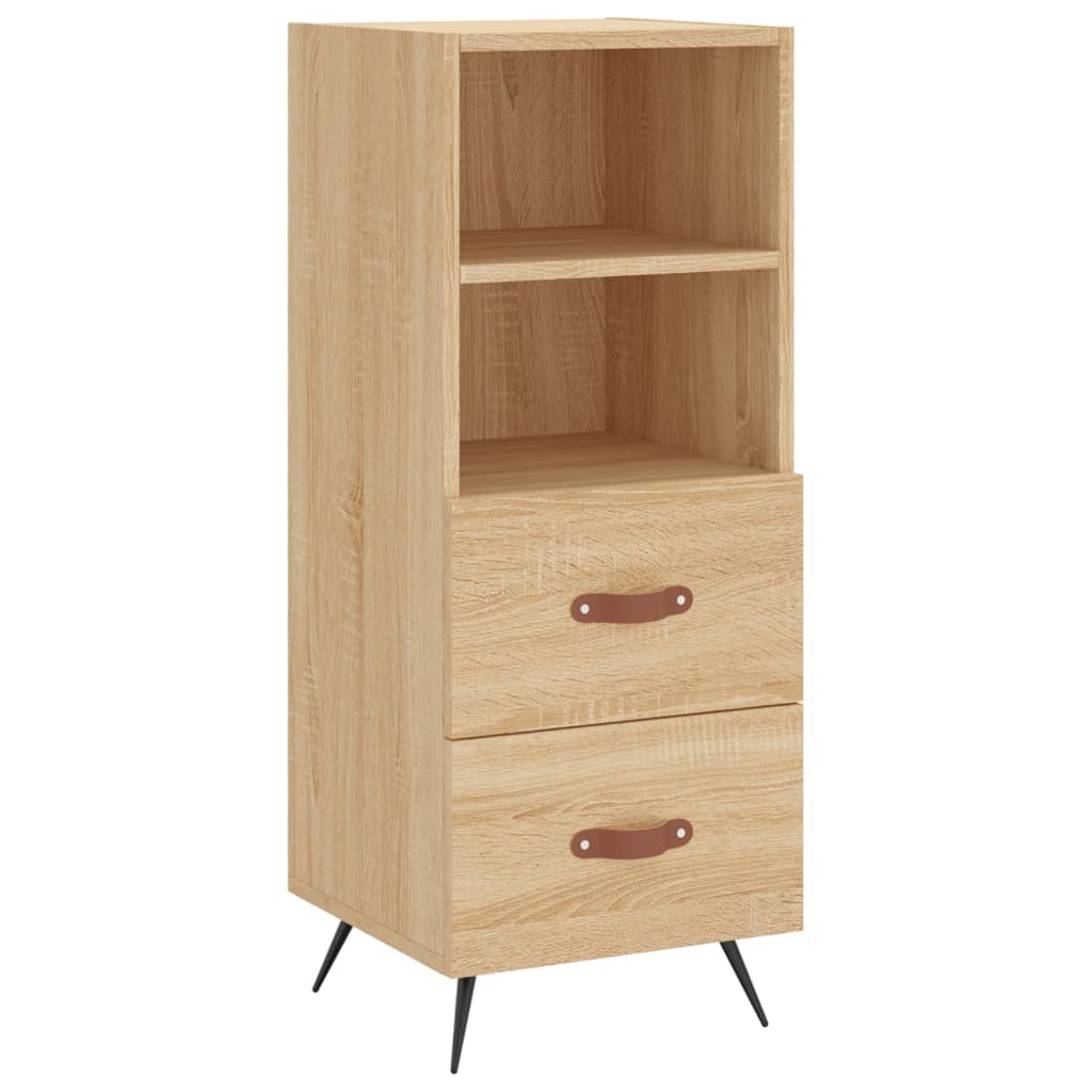 Dressoir 34,5X34X90 Cm Bewerkt Hout