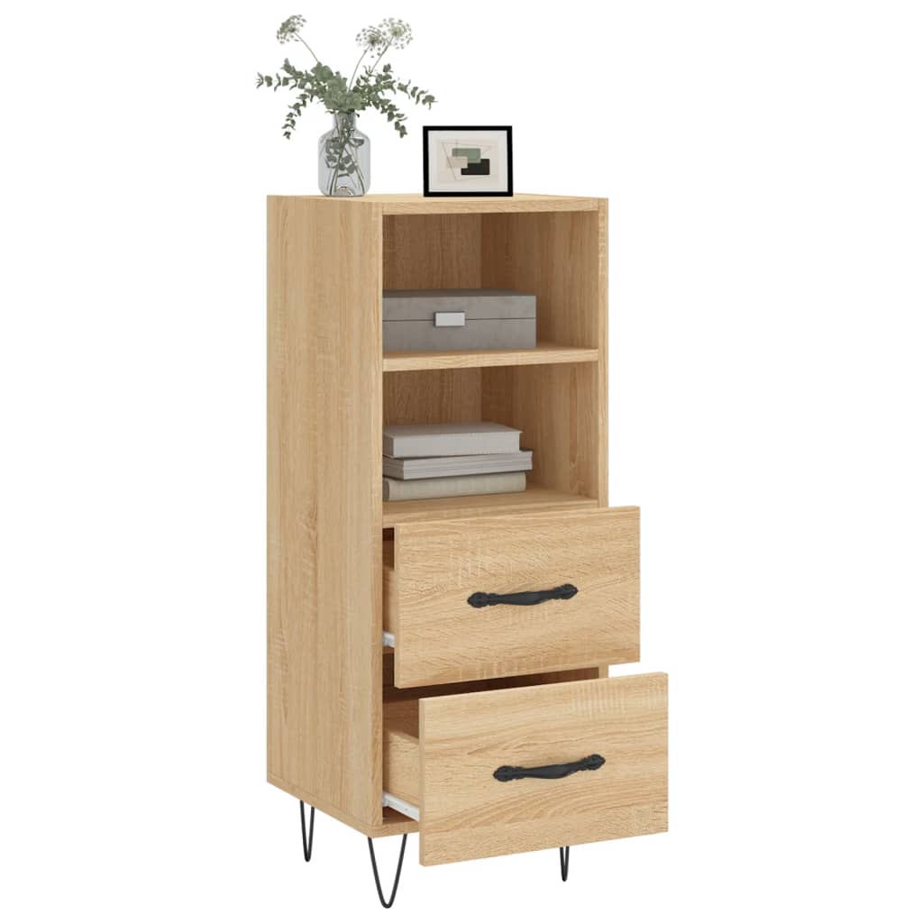 Dressoir 34,5X34X90 Cm Bewerkt Hout