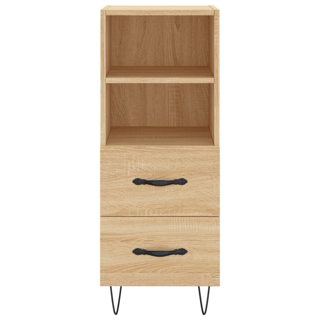 Dressoir 34,5X34X90 Cm Bewerkt Hout