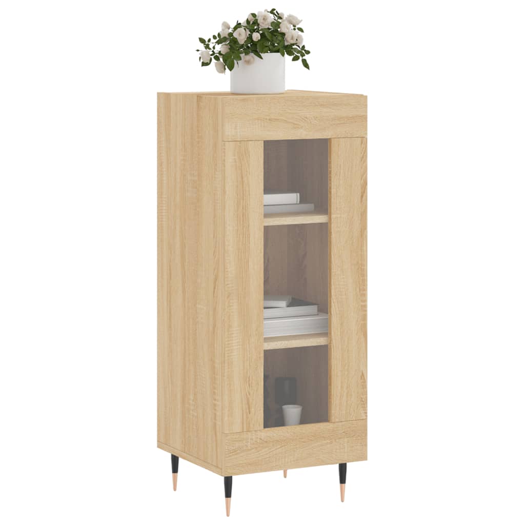 Dressoir 34,5X34X90 Cm Bewerkt Hout