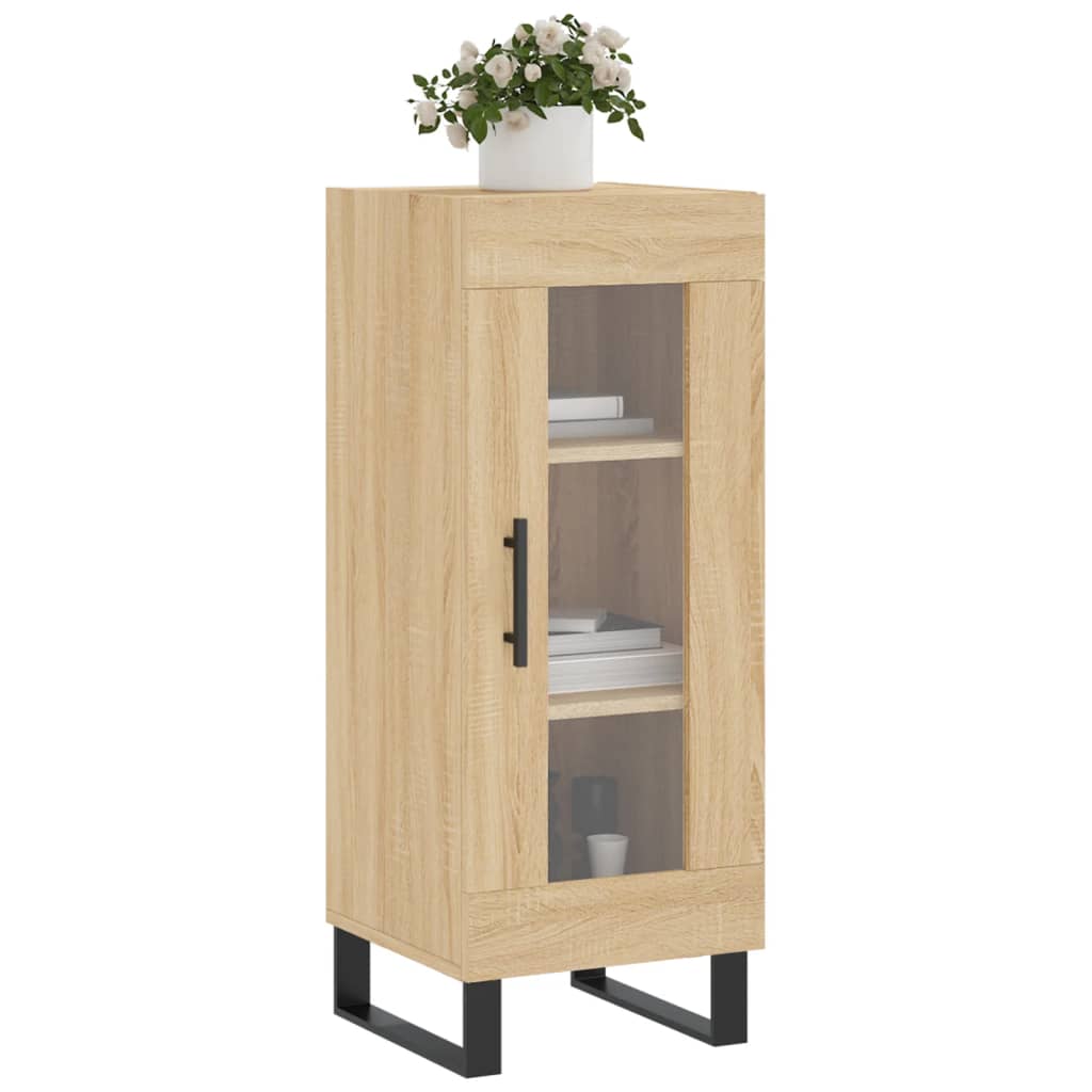 Dressoir 34,5X34X90 Cm Bewerkt Hout